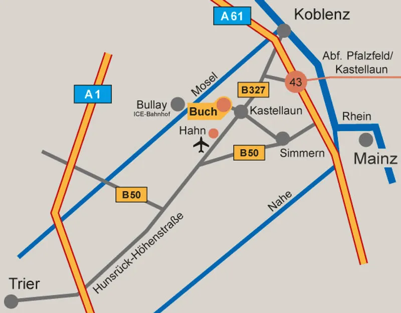 Anfahrt Karte
