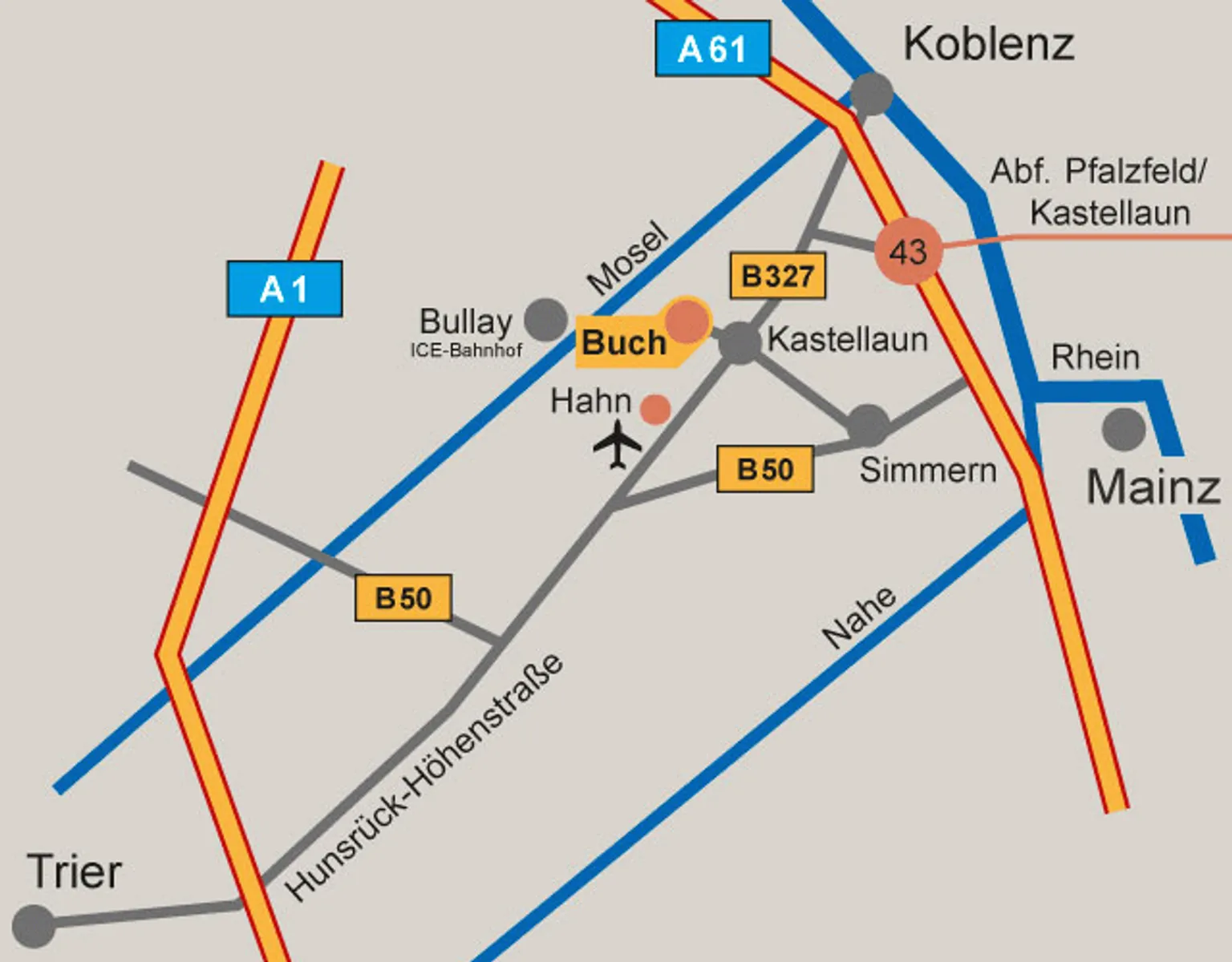 Anfahrt Karte